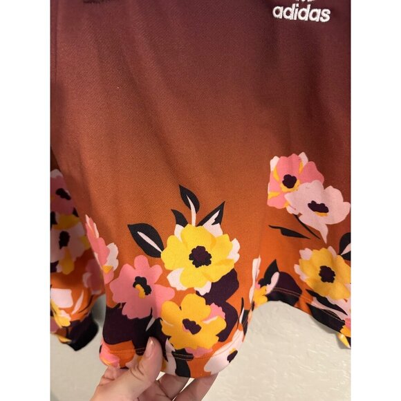 Adidas Her Studio London Cropped Floral Sweater - Picture 6 of 10